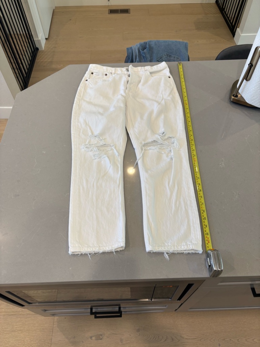 Agolde White High-Rise Denim Jeans